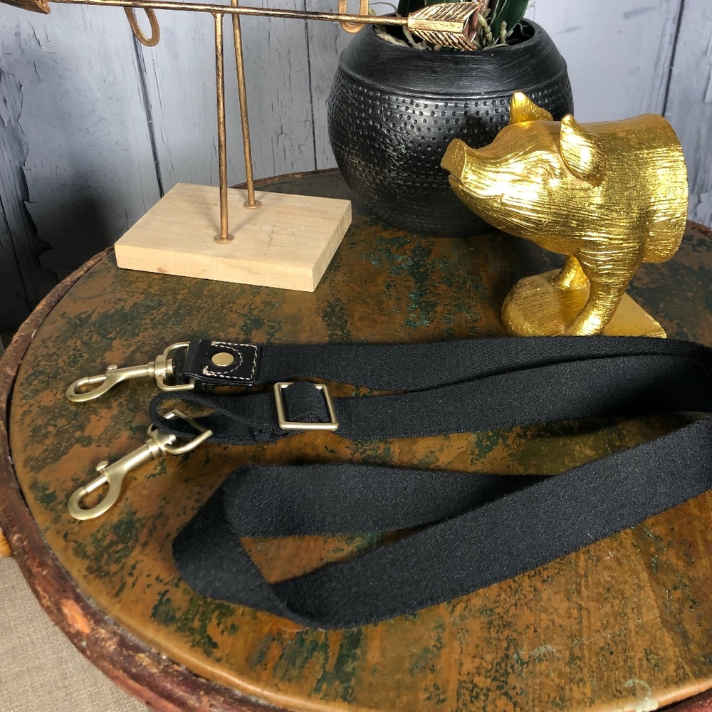 Unbranded Black Handbag Fabric Strap Adjustable